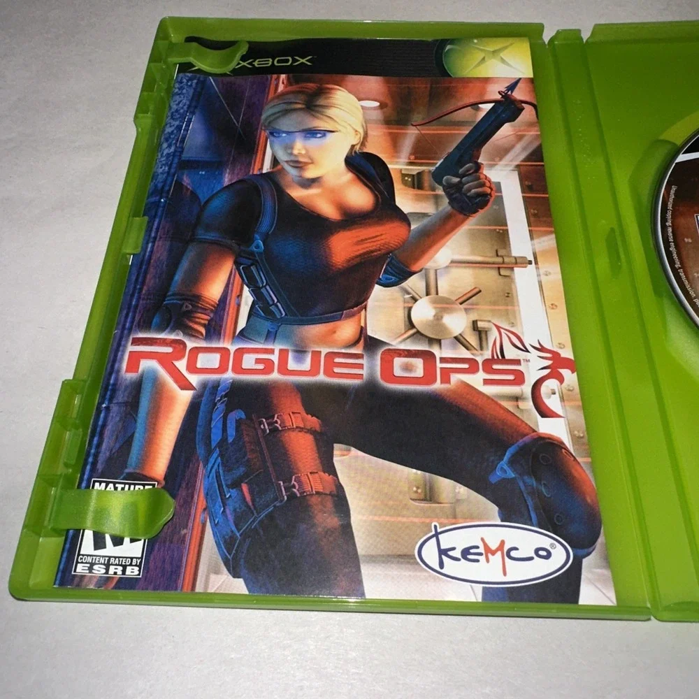 Rogue Ops (Xbox, 2003) Complete w/ Manual CIB Near Mint Disc Excellent Condition